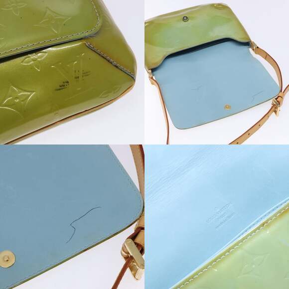 LOUIS VUITTON Monogram Vernis Thompson Street Bag Baby Blue M91009 - Picture 11 of 13